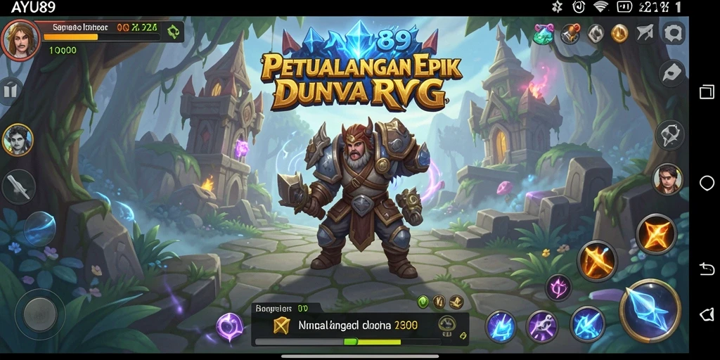 Tampilan gameplay AYU89 yang menantang dan interaktif dalam dunia RPG.