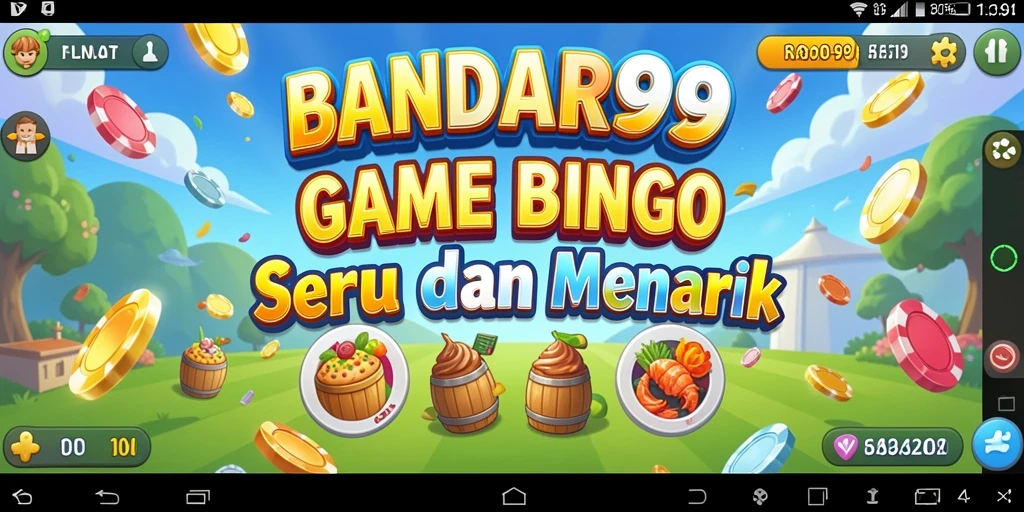 Tampilan gameplay BANDAR99 yang penuh warna dan menarik.