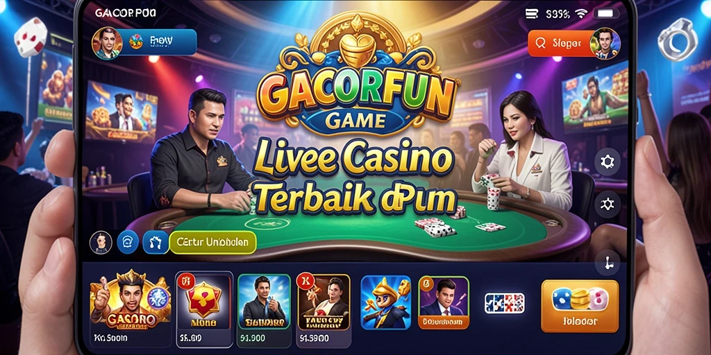 Tampilan gameplay GACORFUN yang menarik dan interaktif.