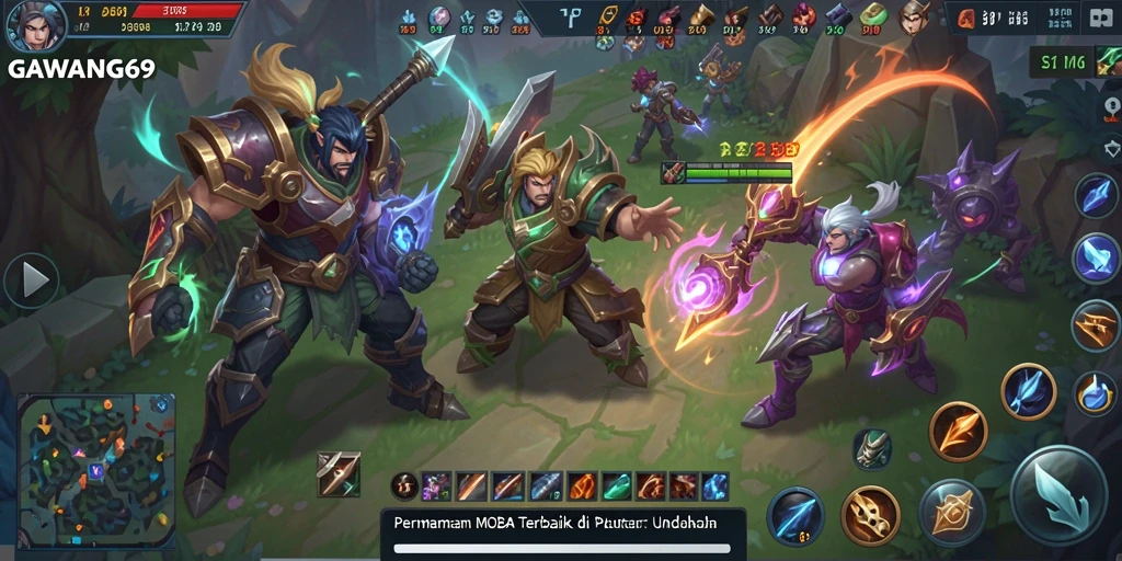 Gameplay seru dan penuh aksi dari GAWANG69