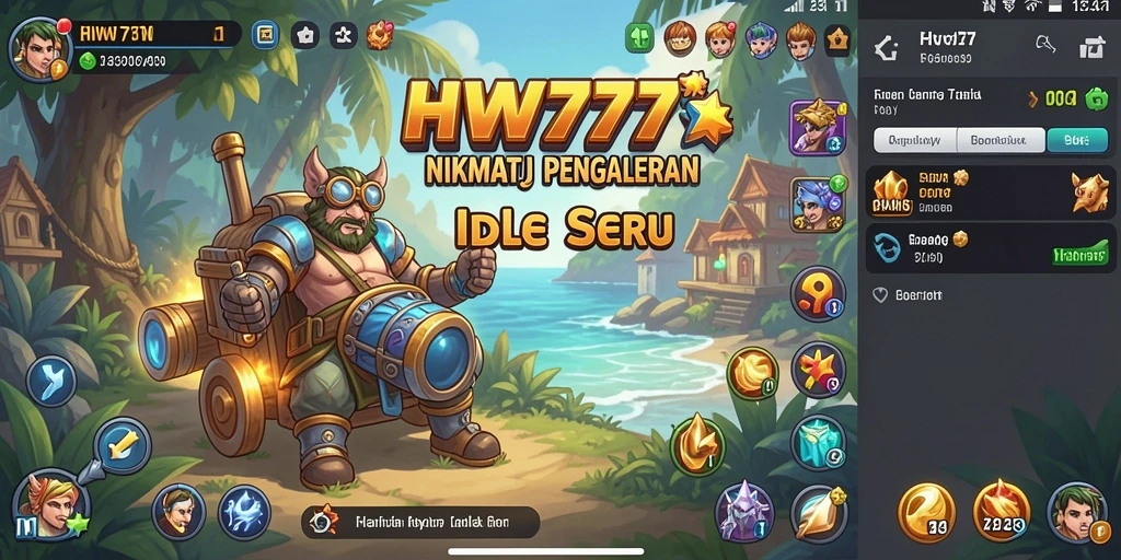 Tampilan gameplay HW777 yang menarik dan dinamis.