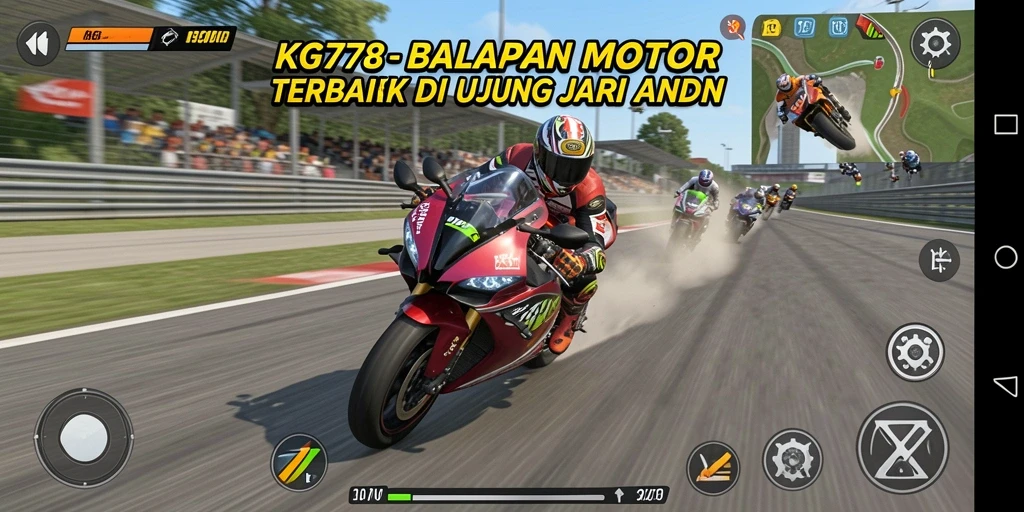 Gameplay seru balapan motor di KG778 dengan grafik menakjubkan.