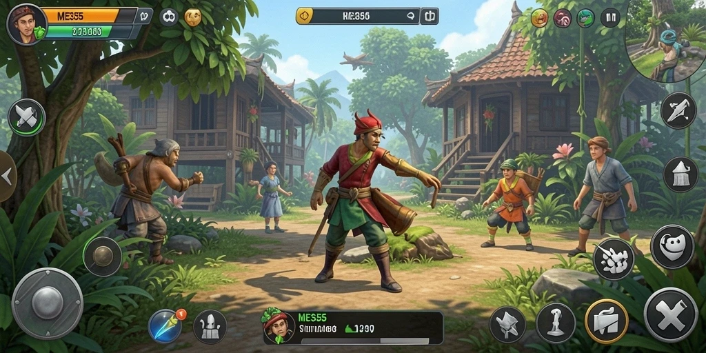 Tampilan gameplay ME355 yang menarik dan interaktif.