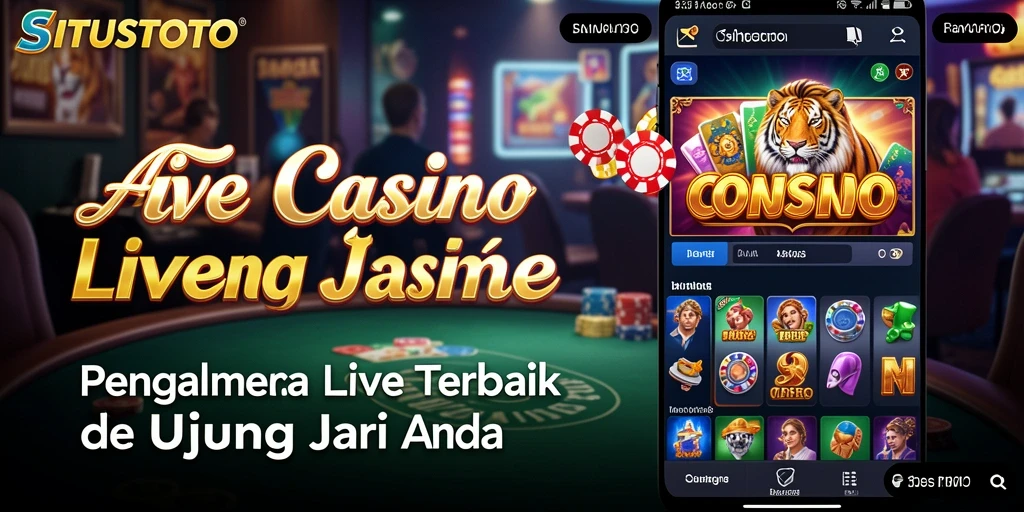 Tangkapan layar SITUSTOTO menampilkan gameplay seru Live Casino.