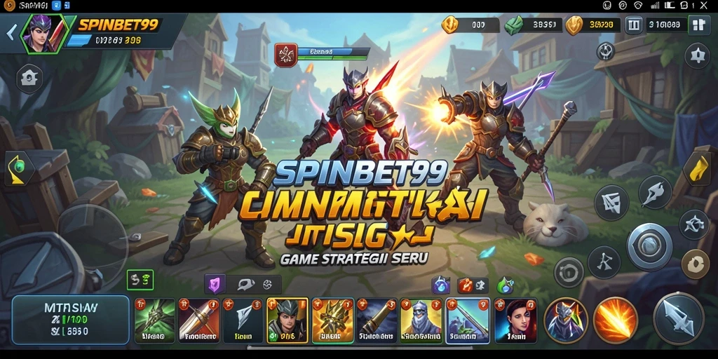 Tampilan gameplay SPINBET99 yang mendebarkan dan penuh strategi.