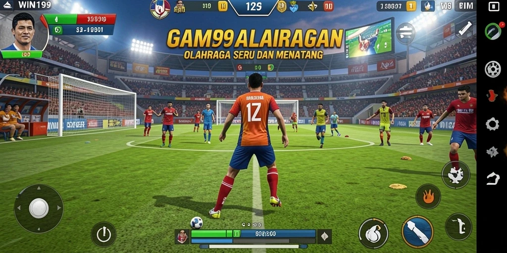 Gameplay menarik dari WIN199 dengan aksi olahraga yang intens.