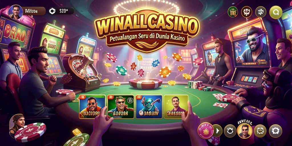 Screenshot WINALLCASINO menampilkan gameplay yang seru dan penuh tantangan.